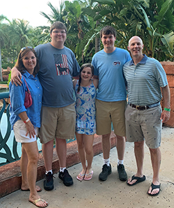 Linda Wittlinger Dowd ’90 and her family