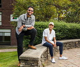 Photo of students on campus. Link to Gifts of Real Estate.