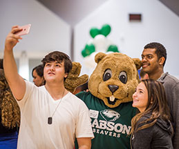 Photo of students and Babson mascot. Link to Closely Held Business Stock. Photo of students and Babson mascot. Link to Closely Held Business Stock.
